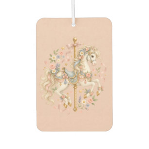Cute Carousel Horse Vintage Art Car Air Freshener