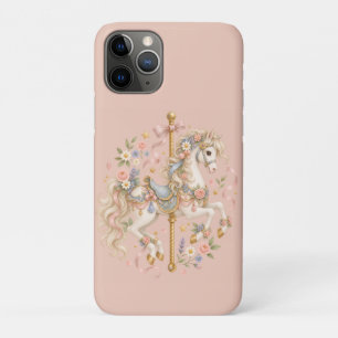 Cute Carousel Horse Vintage Art iPhone 11 Pro Case