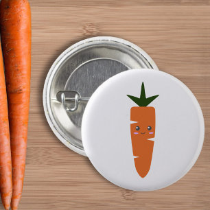 Cute Carrot  3 Cm Round Badge