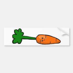 Cute Carrot Bumper Sticker