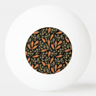 Cute Carrot Hand Drawn Pattern Ping Pong Ball