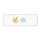 Cute carrot vegetable icon address labels
