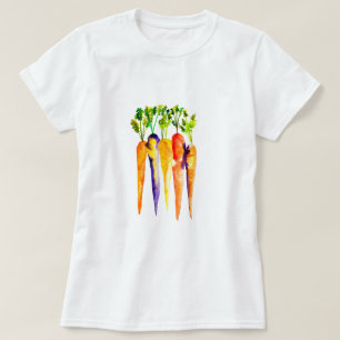 Cute carrots watercolor art T-Shirt