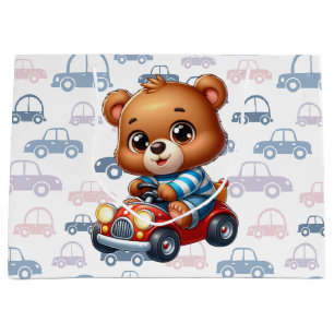 Cute Cars  Large Gift Bag