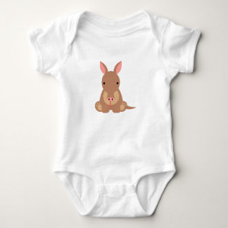Cute Cartoon Aardvark Gift Baby Bodysuit