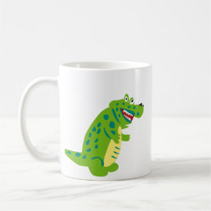 Cute Cartoon Alligator Ceramic Coffee Mug
