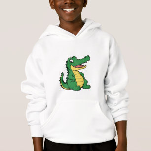 Cute Cartoon Alligator Funny Later Gator Hoodie