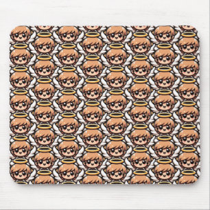 Cute Cartoon Angel Mouse Mat