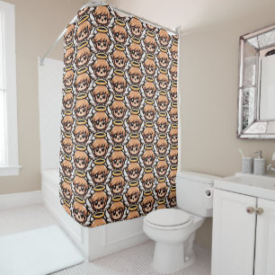 Cute Cartoon Angel Shower Curtain