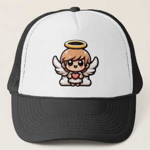 Cute Cartoon Angel Trucker Hat