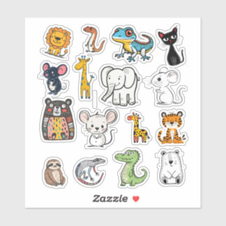 Cute Cartoon Animal Friends Collection