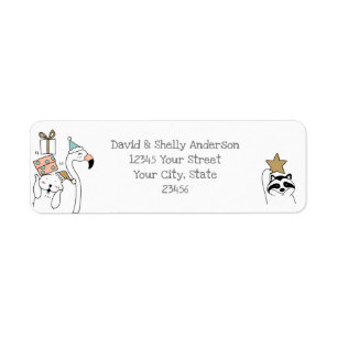 Cute Cartoon Animals Holiday