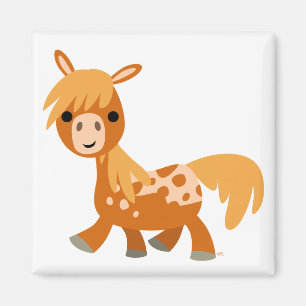 Cute Cartoon Appaloosa Pony magnet