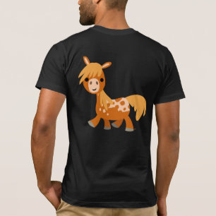 Cute Cartoon Appaloosa Pony T-shirt (back)