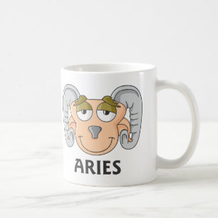 Cute Cartoon Aries Ram Coffee Mug