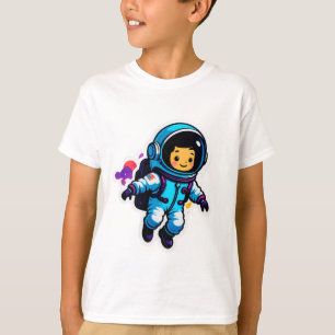 Cute Cartoon Astronaut T-Shirt