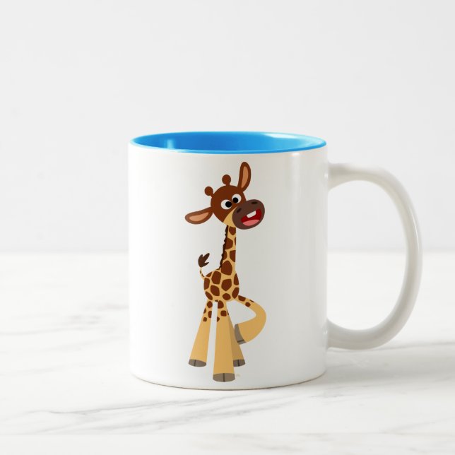 Cute Cartoon Baby Giraffe Mug (Right)