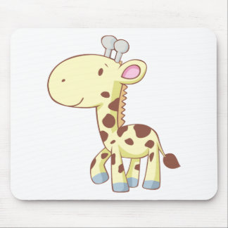 Cute Cartoon Baby Giraffe Shirts Mouse Mat