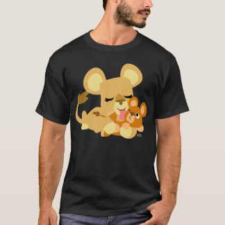 Cute Cartoon Baby Lion's Bath T-Shirt
