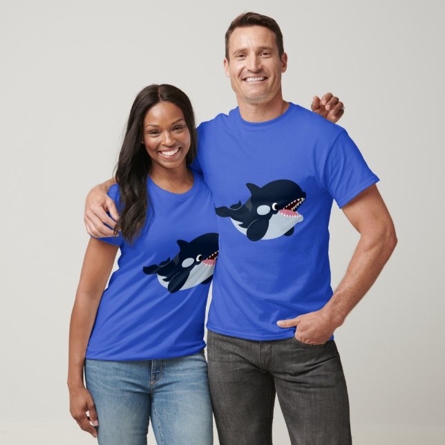 Cute Cartoon Baby Orca T-Shirt (Unisex)