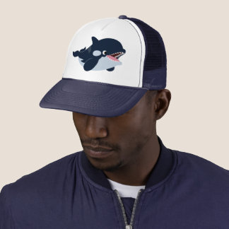 Cute Cartoon Baby Orca Trucker Hat