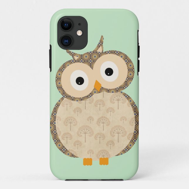 Cute Cartoon Baby Owl iPhone 5 cases (Back)