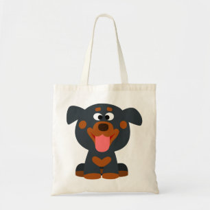Cute Cartoon Baby Rottweiler Bag