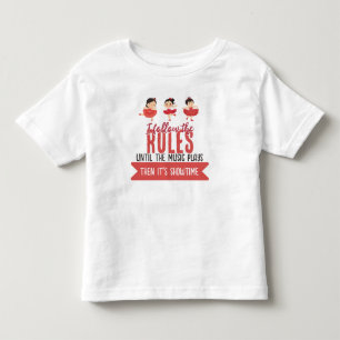 Cute Cartoon Ballerina Birthday Toddler Girls T-Shirt