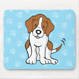 Cute Cartoon Beagle Mousepad