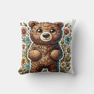 Cute Cartoon Bear Cushion