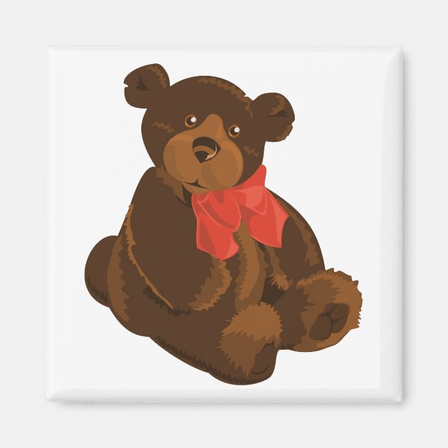 Cute cartoon bear magnet (Front)