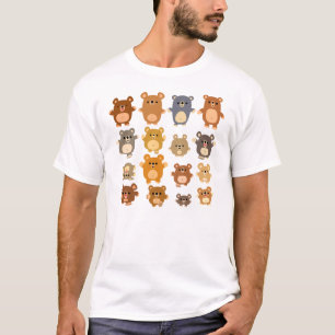 Cute Cartoon Bears children T-shirt