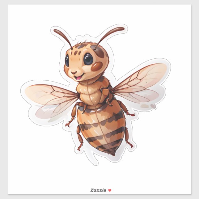 Cute Cartoon Bee (Sheet)