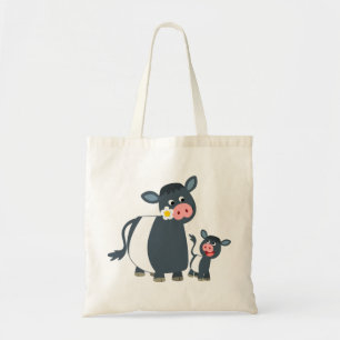 Cute Cartoon Belted Galloway Cow & Calf Bag