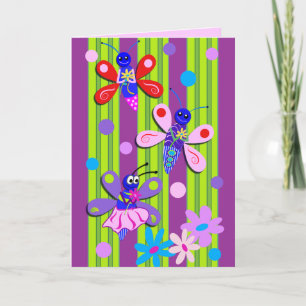 Cute Cartoon Birthday card