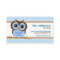 Cute Cartoon Blue Owl Teacher Contact