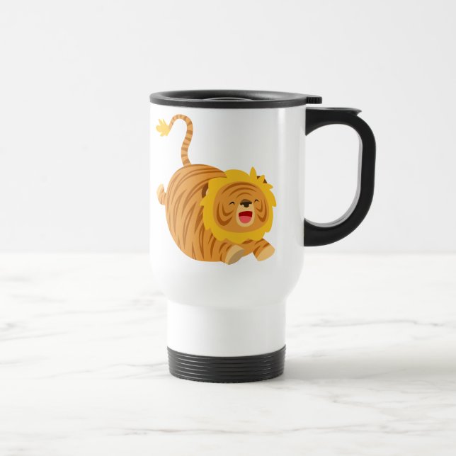 Cute Cartoon Bouncy Liger Commuter Mug (Right)