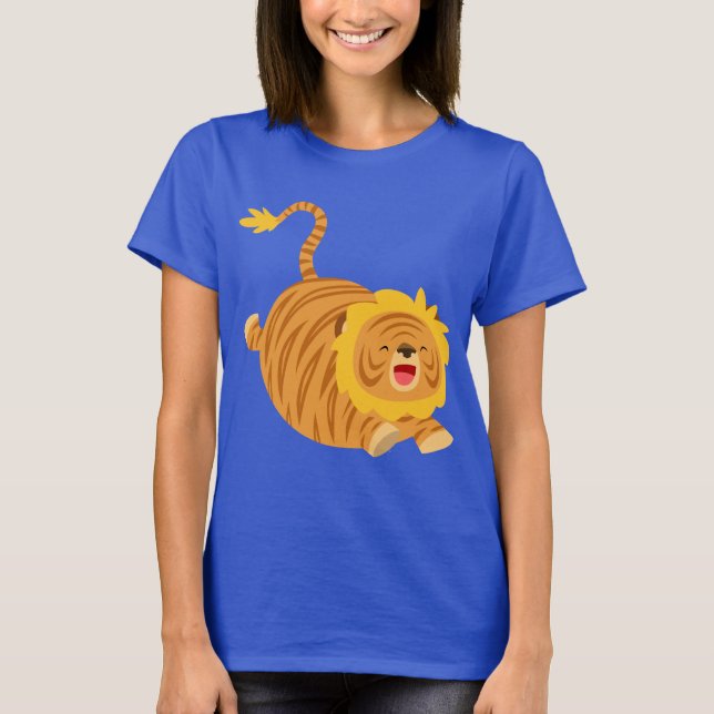 Cute Cartoon Bouncy Liger Women T-Shirt (Front)