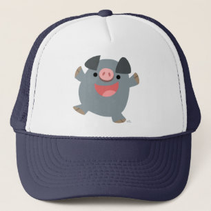 Cute Cartoon Bouncy Pig Hat
