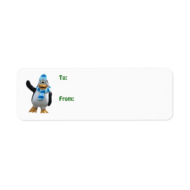 Cute Cartoon Boy Penguin (Front)