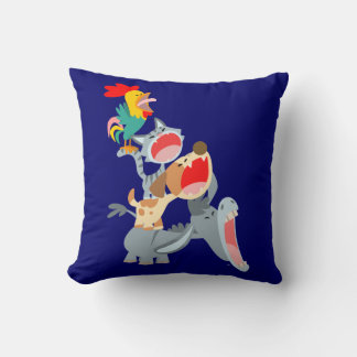 Cute Cartoon Bremen Town Musicians Pillow