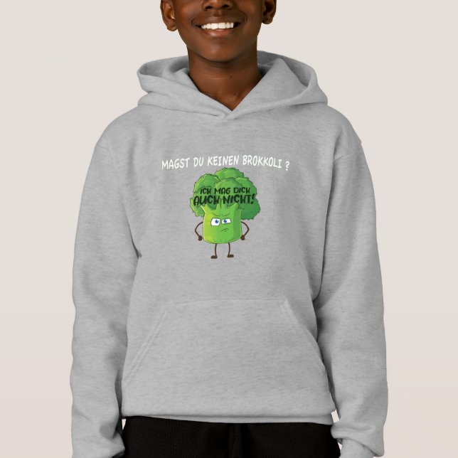 Cute Cartoon Broccoli You Don't Like Broccoli   (Front)