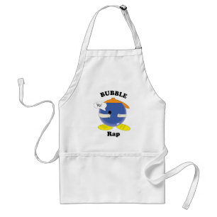 Cute Cartoon Bubble Character Saying "Yo!"  Standard Apron
