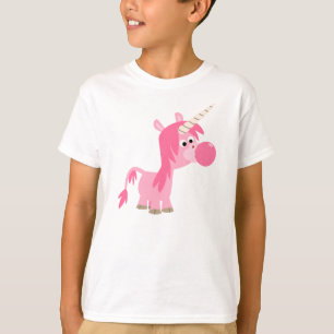 Cute Cartoon Bubble Gum Unicorn Children T-Shirt