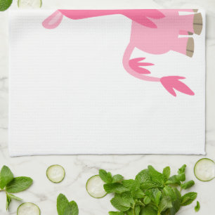 Cute Cartoon Bubble Gum Unicorn Kitchen Towel