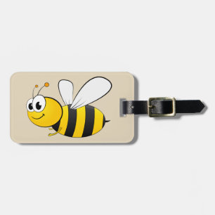 Cute cartoon Bumble Bee Luggage Tag