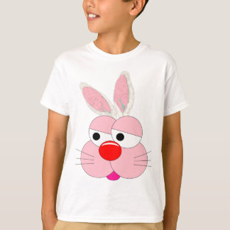 Cute Cartoon Bunny Graphic Tee - Hop to Action