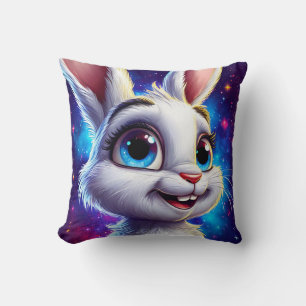 🐰 Cute Cartoon Bunny with Soft Whimsical Charm ✨ Cushion