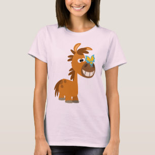 Cute Cartoon Butterfly Pony WomenT-Shirt T-Shirt