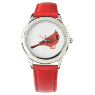 Cute Cartoon Cardinal Watch